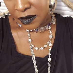 Choker style necklace